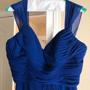 Royal blue bridesmaid/prom dress